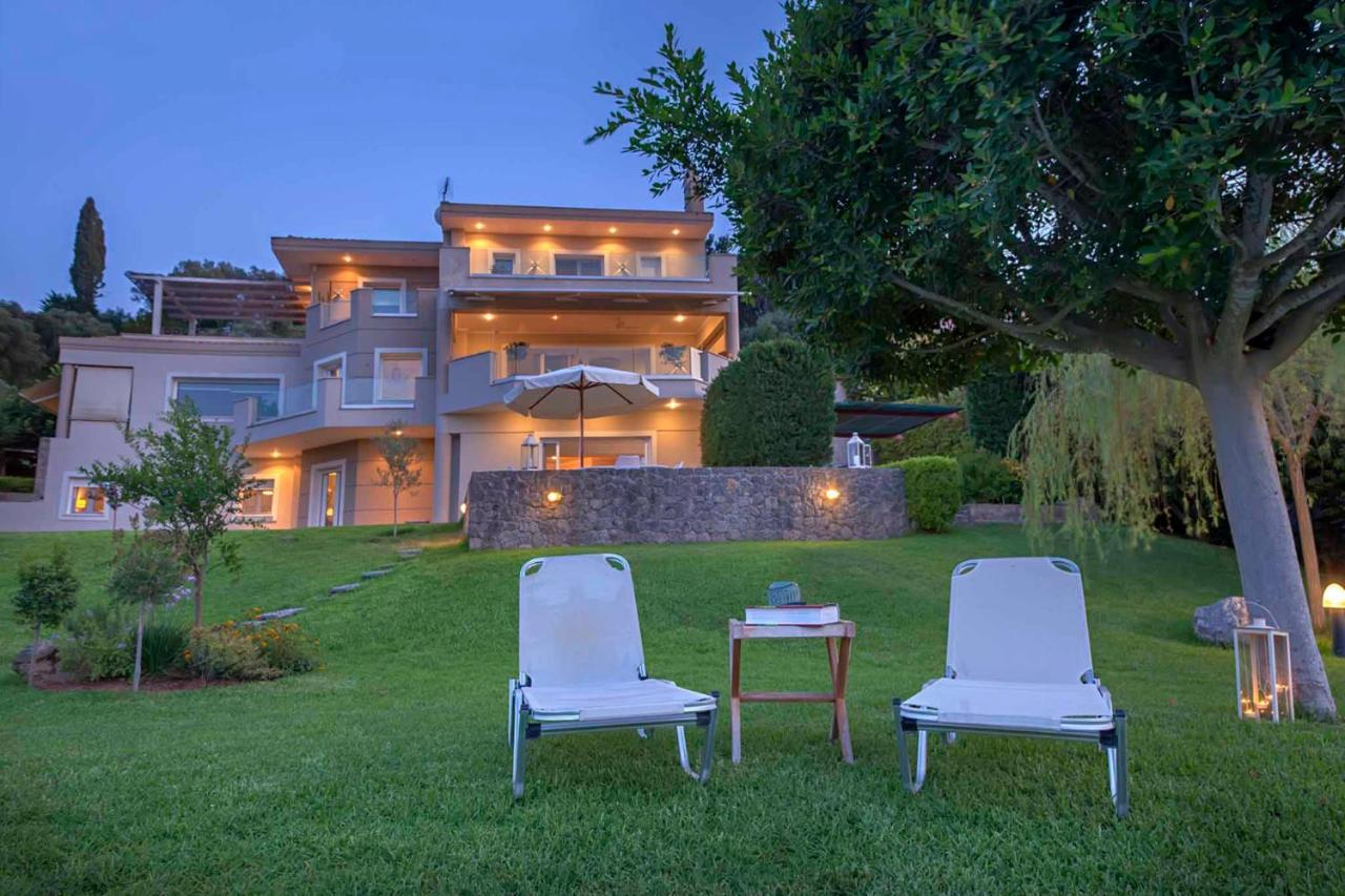 Marina View Luxury Home Gouvia Exteriér fotografie